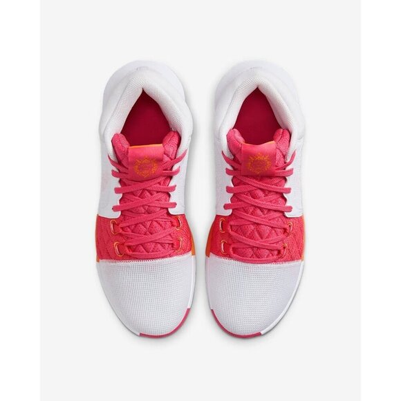 Nike LeBron Witness 8 Dunkin Donuts Size 11 /45 White Bright Mandarin Aster NWOB